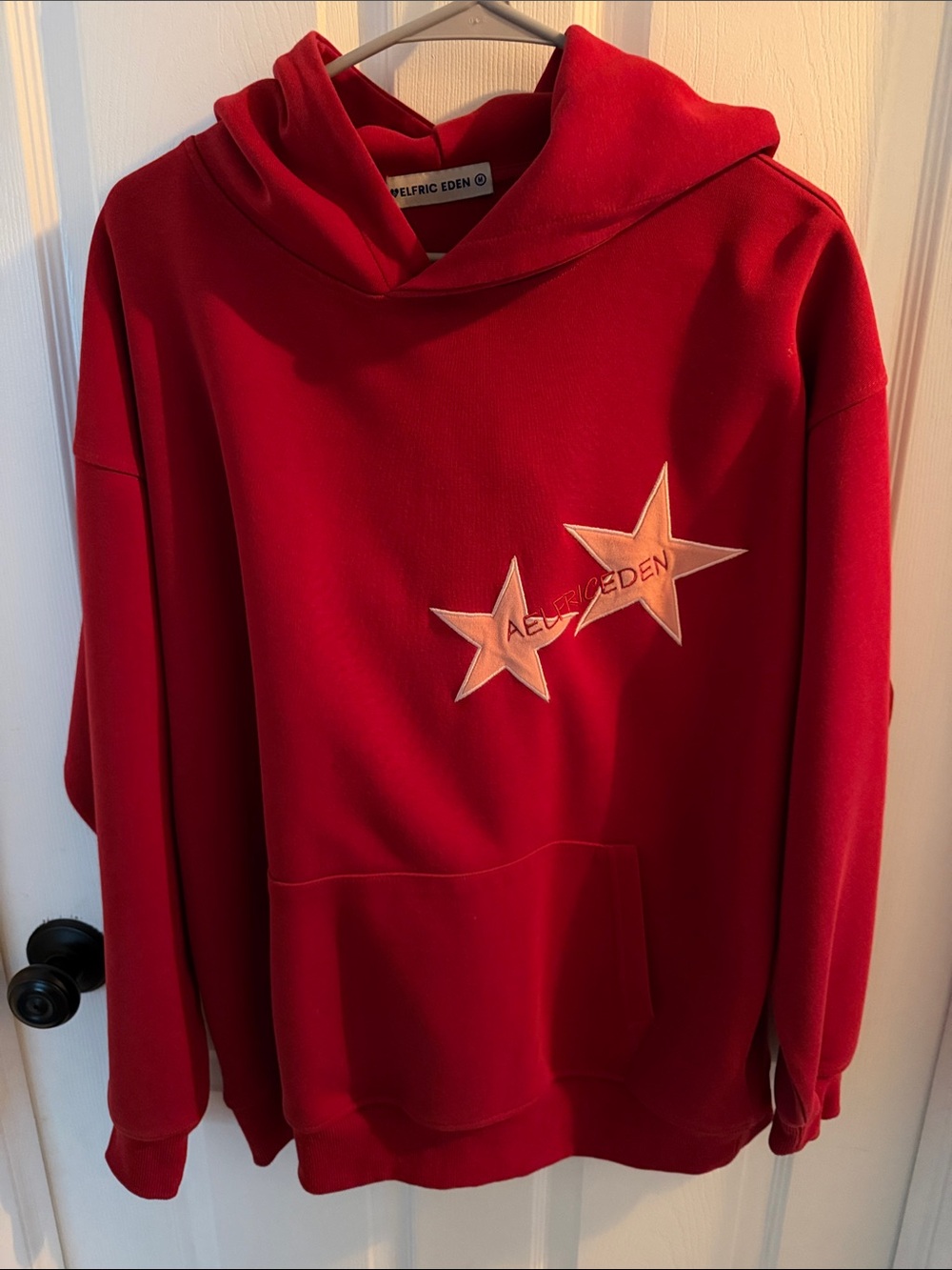 NWOT Aelfric Eden Red Star Patch Hoodie